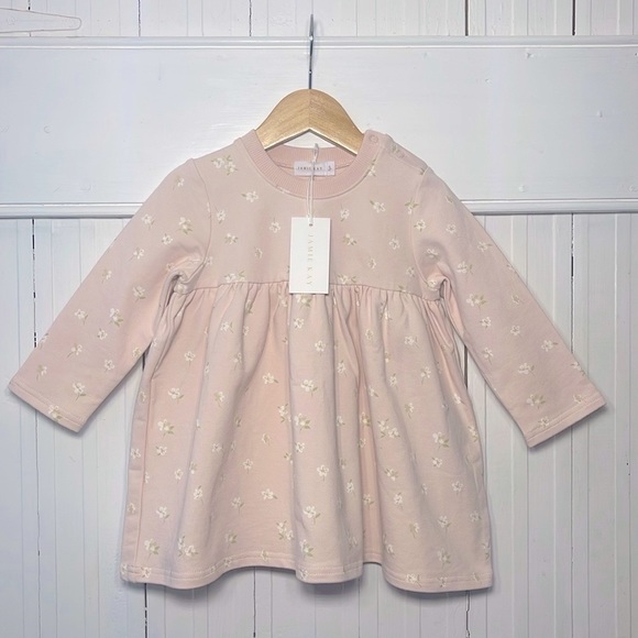 JAMIE KAY NWT Organic Cotton Charlotte Floral Print Sweatshirt Dress - Picture 1 of 1